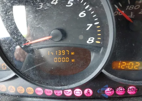 2003 Porsche Boxster из США, поврежденный, VIN WP0CA29893U620342